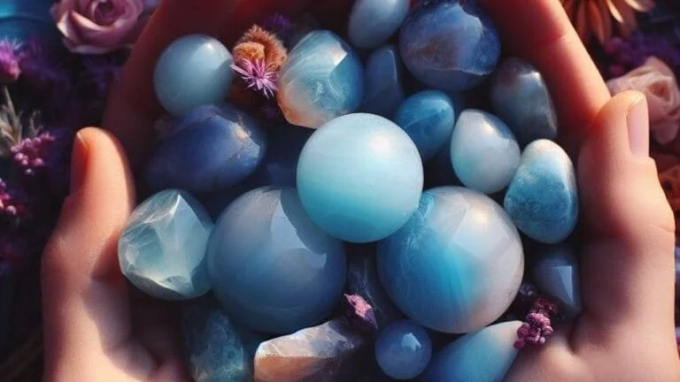 BLUE CHALCEDONY : MEANINGS, PROPERTIES & USES
