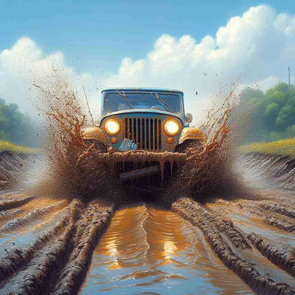 Driving In Mud