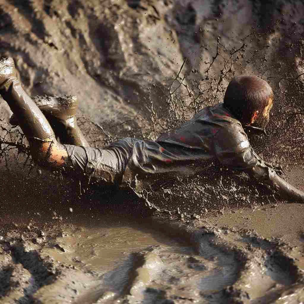 Sliding In Mud