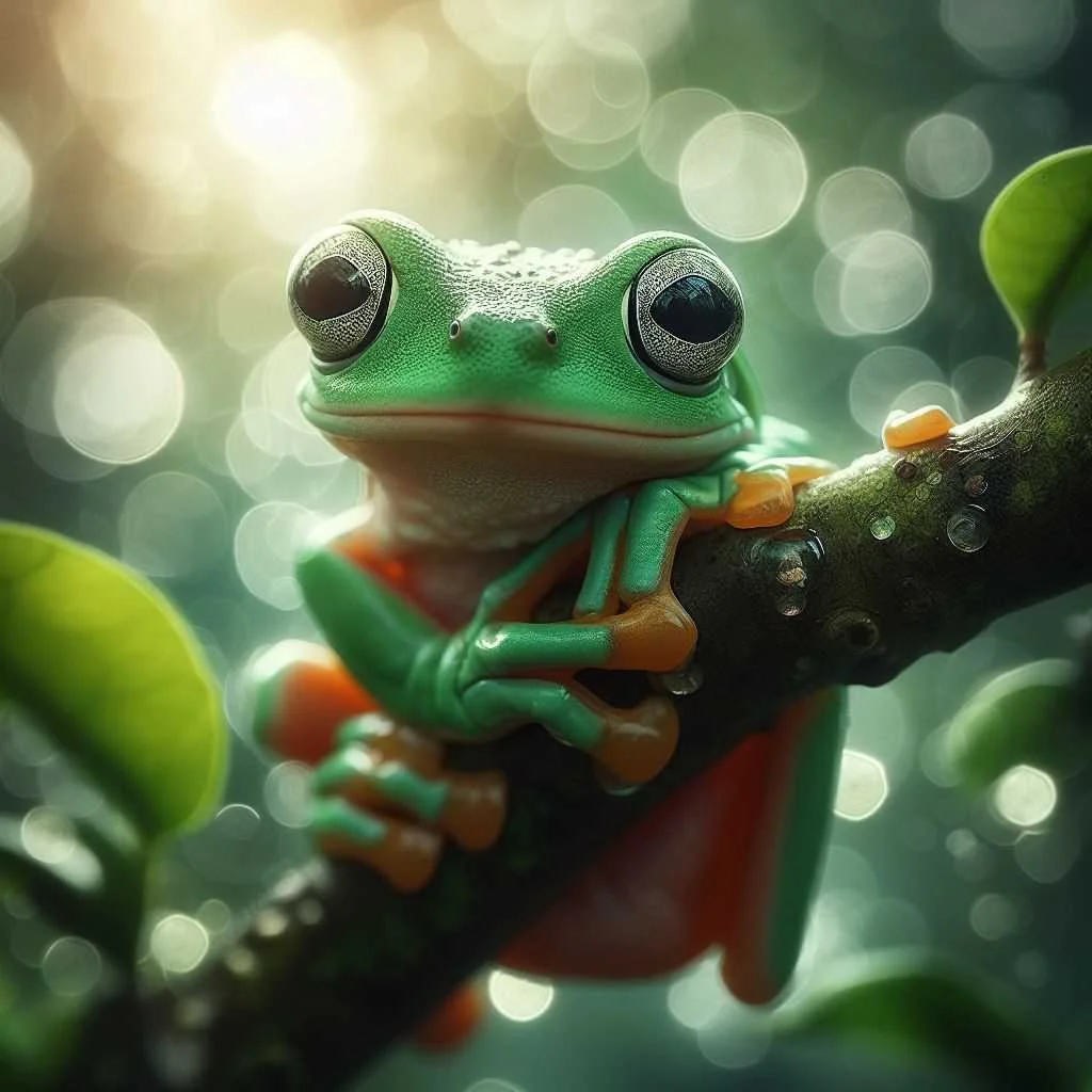 Frog in jungle